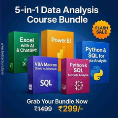 Best Data Analysis Course Bundle Online – Learn Excel, Power BI, Python, SQL & VBA [Lifetime Access]